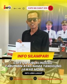 Cafe QQ Lubuklinggau Cabut Izin Atas Nama Tanggung Jawab Moral
