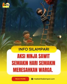 Aksi Ninja Sawit, Semakin Hari Semakin Meresahkan Warga