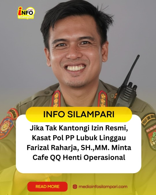 Satpol PP Lubuk Linggau Minta Cafe QQ Hentikan Operasional Jika Belum Kantongi Izin Resmi