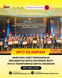 Muratara Sabet Penghargaan Implementasi SIPD RI 100 Persen, Bukti Nyata Transformasi Digital Keuangan