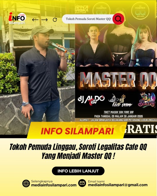 Tokoh Pemuda Linggau, Soroti Legalitas Cafe QQ Yang Menjadi Master QQ !
