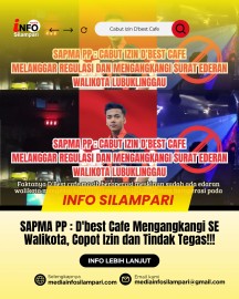 SAPMA PP : Dbest Cafe Mengangkangi SE Walikota, Copot Izin dan Tindak Tegas!