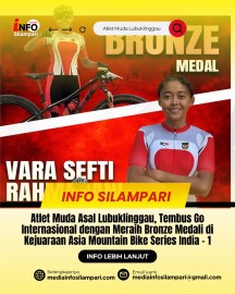 Atlet Muda Asal Lubuklinggau, Tembus Go Internasional dengan Meraih Bronze Medali di Kejuaraan Asia Mountain Bike Series India - 1