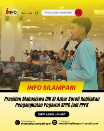 Soroti Kebijakan Pengangkatan Pegawai SPPG jadi PPPK! Presma UIN Al Azhar Angkat Bicara