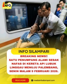 Breaking News! Satu Penumpang KA Lubuklinggau – Palembang Alami Sesak Nafas