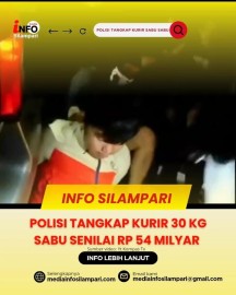 Bareskrim Ungkap Peredaran 30 Kg Sabu, Empat Kurir Ditangkap