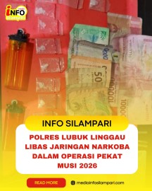 Polres Lubuk Linggau Libas Jaringan Narkoba dalam Operasi Pekat Musi 2026