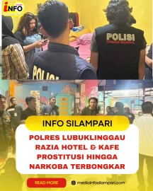 Polres Lubuklinggau Razia Hotel &amp; Kafe Prostitusi Hingga Narkoba Terbongkar