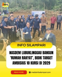 NasDem Lubuklinggau Bangun ‘Rumah Rakyat’, Bidik Target Ambisius 10 Kursi di 2029