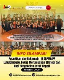 Pelantikan dan Rakercab - III SAPMA PP Lubuklinggau, Fokus Merumuskan Strategi dan Aksi Pengabdian Untuk Negeri!